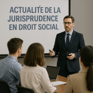 formation sur Actualité de la jurisprudence en Droit social